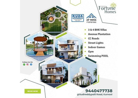 Home Theater-inclusive Premium Villas Kurnool