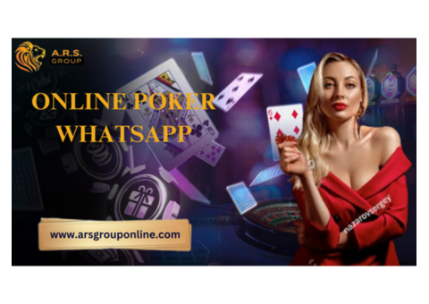 Best Online Poker Whatsapp Provider