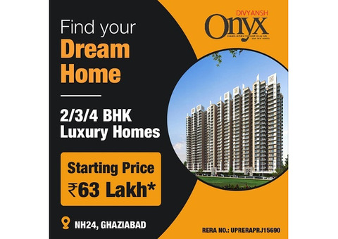 Divyansh Onyx | 2/3/4 Bhk Apartments in NH24,Ghaziabad