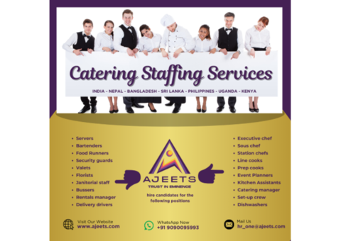 Best Catering Staffing Services from India