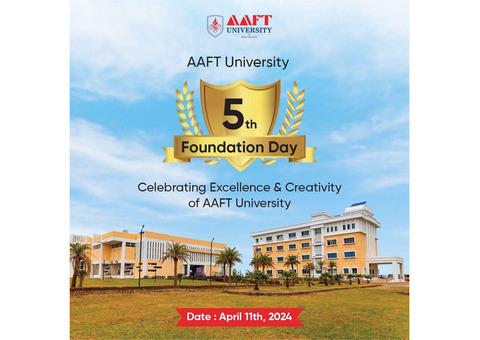 AAFT University Marks Fifth Foundation Day with Grand Celebration
