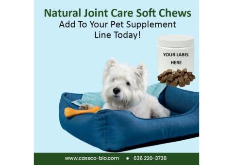 Joint Care Soft Chews (White Label) from CassCo Bio Labs