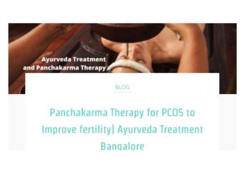 Panchakarma Therapy for PCOS to Improve fertility