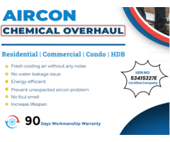 Aircon chemical overhaul