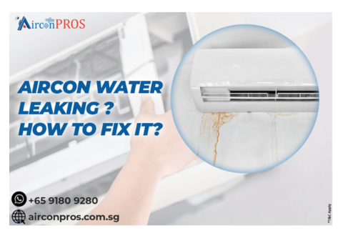 Aircon water leaking