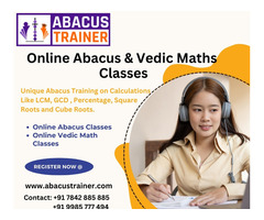 Best Online Abacus Classes in India || Abacus Trainer