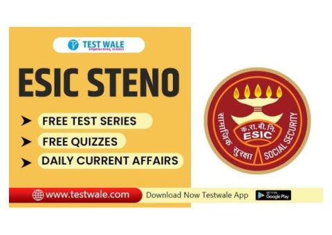 Good attempts of ESIC Steno Exam 2022 Phase - 1