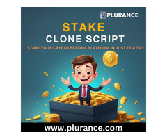 Join the crypto gaming revolution with our stake clone script