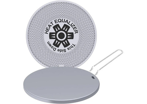 High Polish Commercial Heat Equalizer - 8” Gas Stove Diffuser