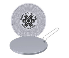 High Polish Commercial Heat Equalizer - 8” Gas Stove Diffuser