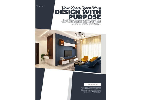Modern Bedroom Interior Designing in Anantapur