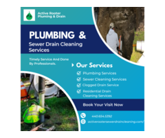 Best Plumbing Sewer Drain Cleaning Services | Active Rooter