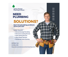 Blocked Sewage Plumbing Services | Active Rooter