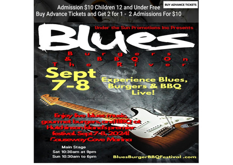 Blues Burgers and BBQ Festival September 7-8, 2024