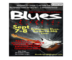 Blues Burgers and BBQ Festival September 7-8, 2024