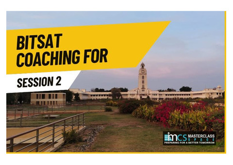 BITSAT Coaching for Session 2