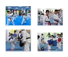 The key aspects of teamwork in TKD is synced movements, support etc.