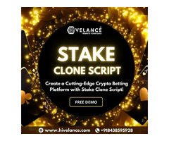 Launch Your Own Crypto Casino today with Our Stake Clone Script!