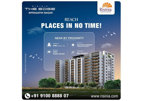 Gated Community Flats For Sale In Pragathi Nagar | The Edge by Risinia