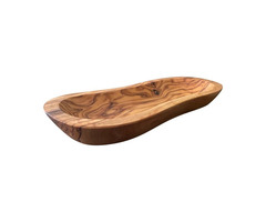 Revamp your dining zone with the exquisite handmade Olive wood bowl