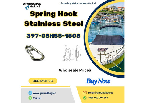 ✔ Spring Hook Stainless Steel  397-0SHSS-1508
