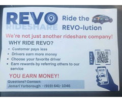 REVO Rideshare Needs Drivers – Higher Earnings, Lower Costs!