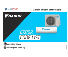 Daikin Aircon ERROR Code & Details