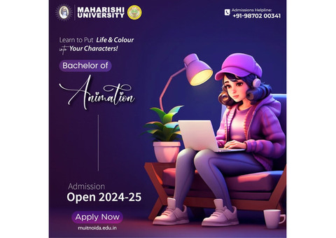 B Tech CSE with Animation| At MUIT University, Noida