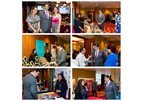 Sandeep Marwah Inaugurates Exhibition at IGC Convention in London