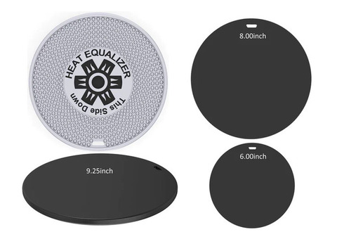 Ceramic Nonstick Heat Equalizer Diffuser Set for Gas Stoves - 3 Sizes