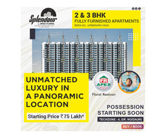 Apex Splendour, 2 Bhk Luxury Apartments in  Noida Extenstion