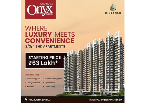 Divyansh Onyx 2 BHK Residential Apartments in NH24