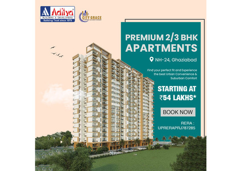 Aditya City Grace, 2 Bhk Apartments in NH24, Ghaziabad