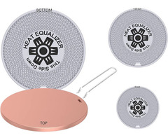 Nonstick Heat Equalizer Diffuser Set for Gas Stoves - 3 Sizes