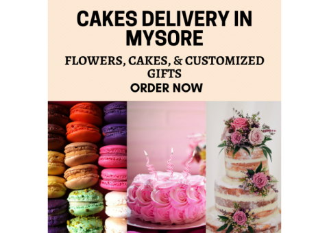 Online Cakes delivery to Mysore