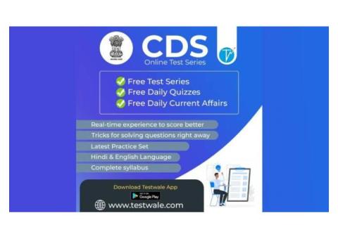Strengthening the preparation for the upcoming CDS Exam