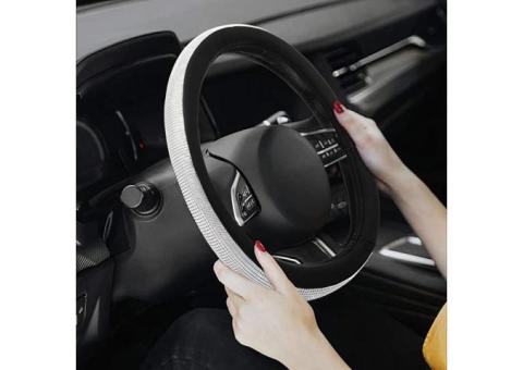 Car Rhinestone Steering Cover