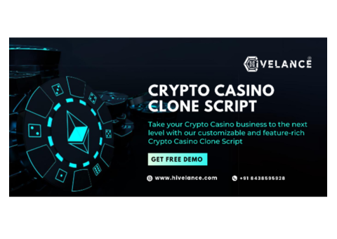 Leading Crypto Casino Game  Clone Script Developers