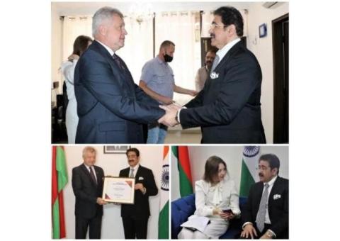 Sandeep Marwah Nominated Chair for Indo Belarus Cultural Forum