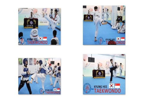 Students accurately and effectively execute Taekwondo kicks