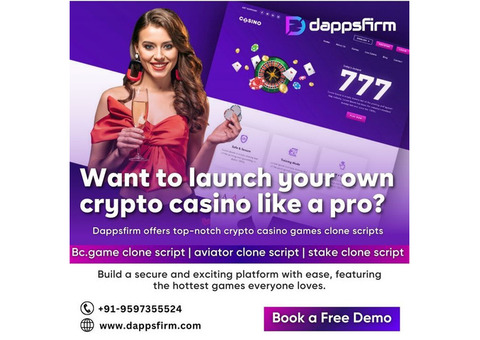 Start Your Crypto casino platform with Crypto Casino Clone Script