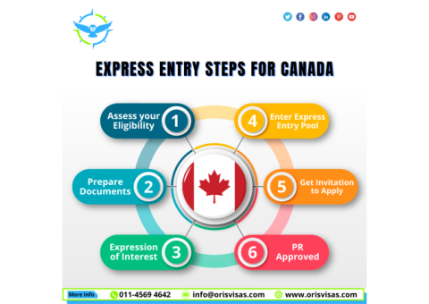 Express entry steps for Canada Immigration | Oris Visas