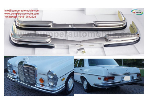 Mercedes W108 and W109 bumpers (1965-1973) by stainless steel