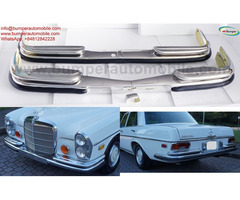 Mercedes W108 and W109 bumpers (1965-1973) by stainless steel