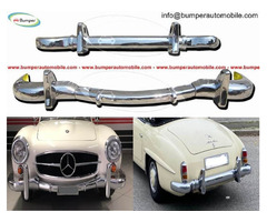 Mercedes 190 SL Roadster bumpers (1955-1963) by stainless steel