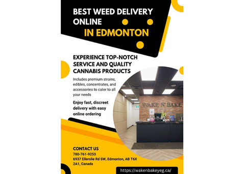 Get Fast and Affordable Weed Delivery Across Edmonton