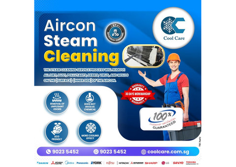 Aircon steam cleaning