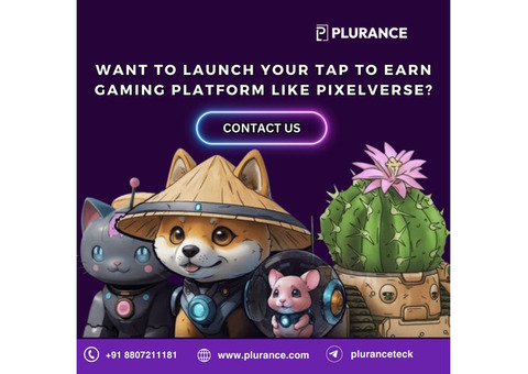 Launch your tap to earn gaming platform like pixelverse at low cost