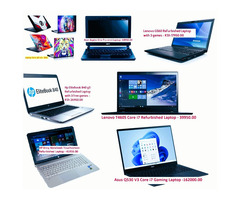 Like new simple and gaming laptops with free games