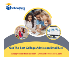 Buy List of College Admissions Emails in US - SchoolDataLists